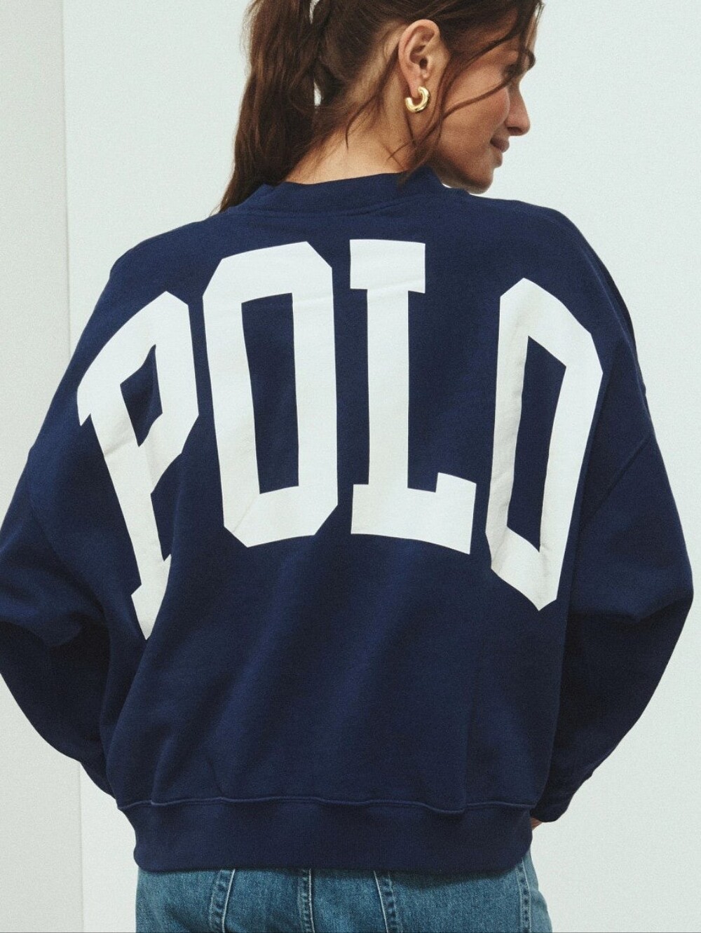 Polo Ralph Lauren Vintage Fleece Crew Neck Sweatshirt Size XS